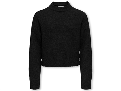 KIDS ONLY striktrøje sort med høj hals