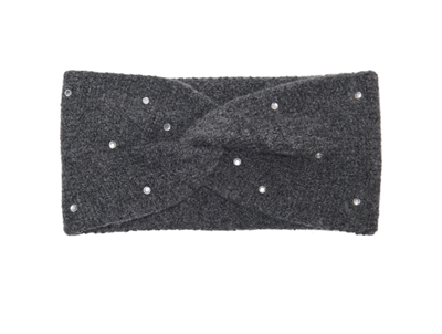 KIDS ONLY pandebånd i mørkegrå meleret med similisten foran