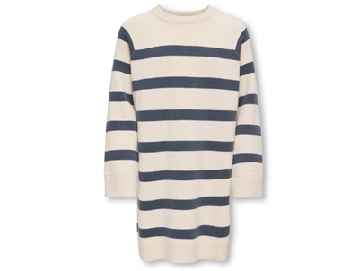 Kids Only strikkjole birch ombre blue med striber
