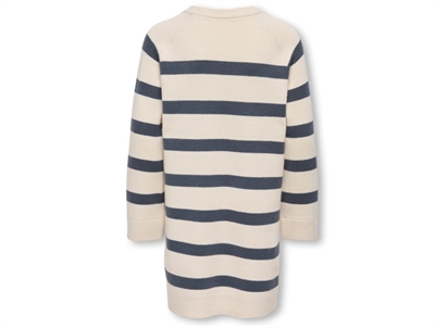 Kids Only strikkjole birch ombre blue med striber