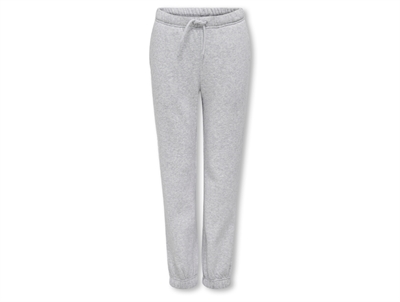 Kids ONLY sweatpants i light grey melange forfra