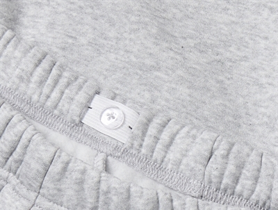 Kids ONLY sweatpants i light grey melange med justerbar elastik