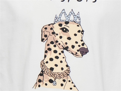 Kids Only t-shirt cloud dancer med dalmatiner print