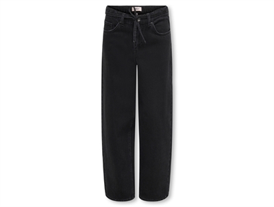 KIDS ONLY jeans washed black med bælte til piger