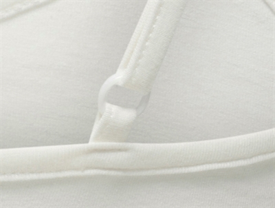 Kids ONLY top hvid med strop detalje closeup