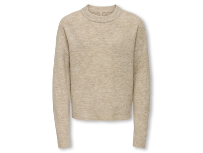 KIDS ONLY striktrøje pumice stone melange til piger