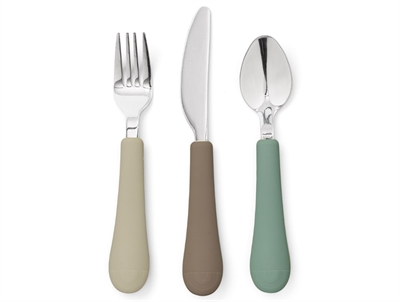 Cam Cam Copenhagen børnebestik rainbow olive mix