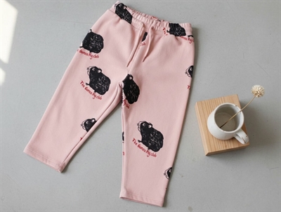 Mini Rodini sweatpants pink guinea pig