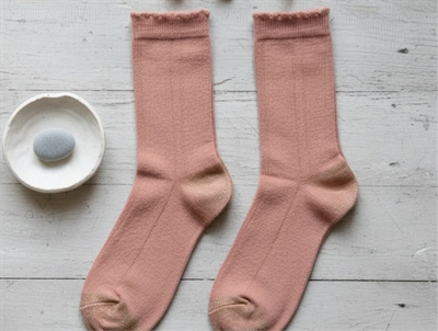 Noa Noa Miniature strømper cameo brown glitter