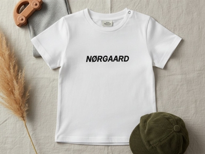 Mads Nørgaard Taurus t-shirt hvid med sort logo
