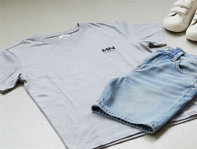 Mads Nørgaard t-shirt Thorlino grey melange