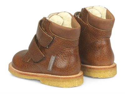 Angulus begynder TEX-støvle cognac set fra siden 