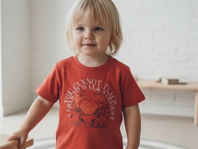 Wheat t-shirt wood crab