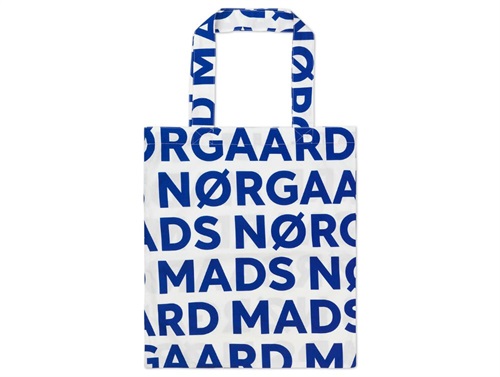 Mads Nørgaard Atoma Stofpose Med Blåt Logoprint