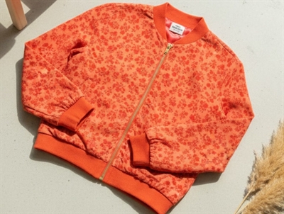 Mads Nørgaard cardigan/jakke red flower jam