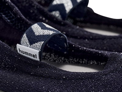 Hummel gymnastiksko sort glitter med elastikrem