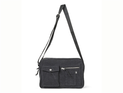 Mads Nørgaard Cappa taske i sort forfra