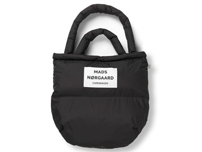 Sort taske fra Mads Nørgaard med korte og lange hanke