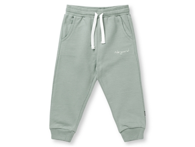 Sweatpants fra Mads Nørgaard i slate grey med logoprint