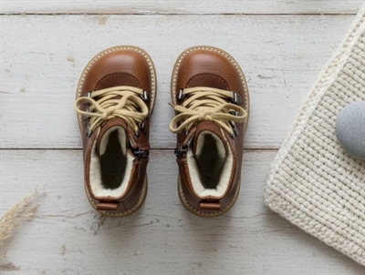 Angulus cognac vinterstøvle med TEX