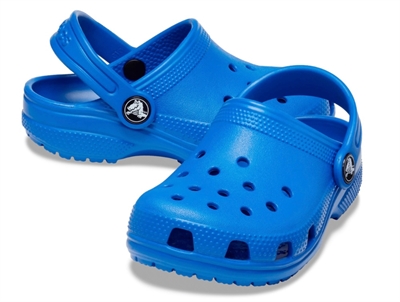 Crocs Classic clog blue bolt med hælrem og let komfort