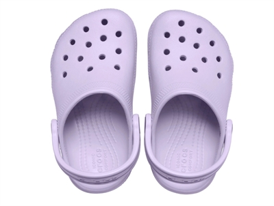 Crocs Classic clog lavendel med hælrem og let komfort