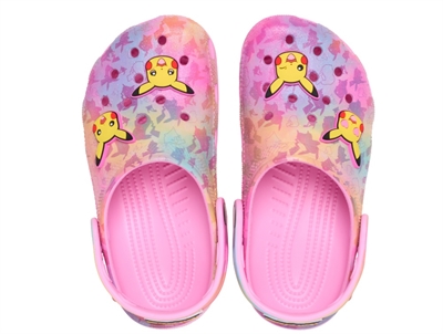 Crocs Pikachu clog lyserød med print og hælrem