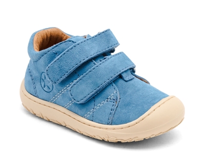 Bisgaard Hale V sko sky med velcrolukning