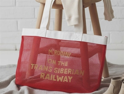 Mini Rodini shoppingnet mesh red