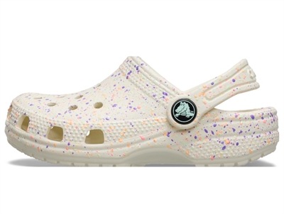 Crocs Classic clog med splatter og hælrem