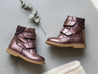 Angulus sunset/aubergine vinterstøvle med TEX