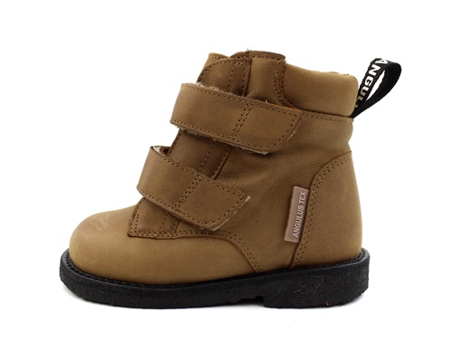 Angulus Mørk Cognac Vinterstøvle Med Tex - Str. 22