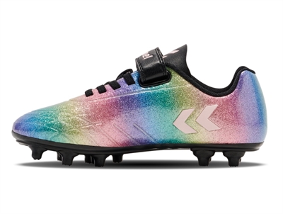 Hummel Top Star fodboldstøvler regnbue med velcro