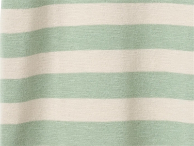Detalje af Wheat Liam t-shirt mint stripe i økologisk bomuld