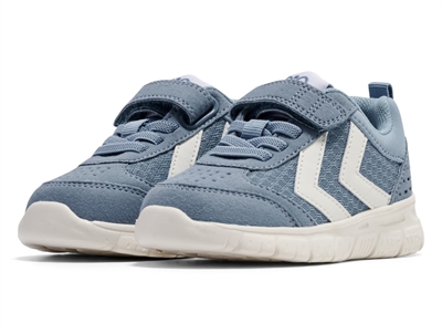 Hummel Crosslite sneaker faded denim med velcro