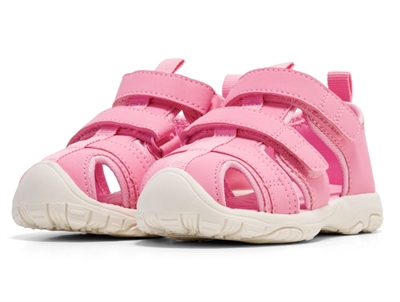 Hummel sandal lyserød med lukket tå og velcro