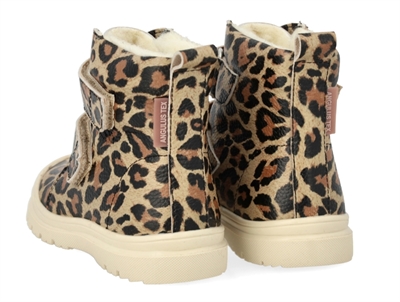 Angulus TEX støvle beige leo set bagfra