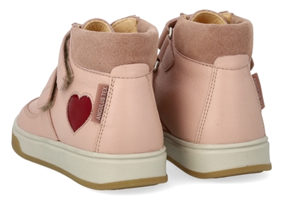 Angulus high-top TEX-sneaker rosebud med rødt hjerte