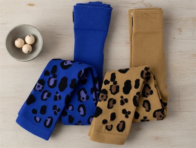 Mini Rodini leggings leopard rib (2-pak)