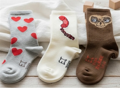 Mini Rodini strømper E.T. grey melange (3-pak)