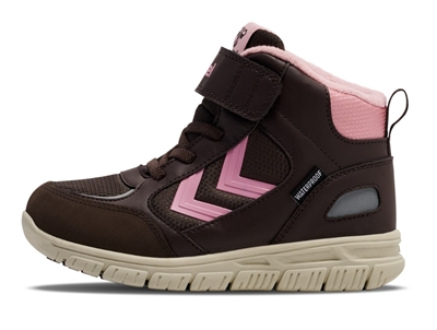 Hummel X-Light 2.0 Mid Tex JR vinterstøvler java med velcro
