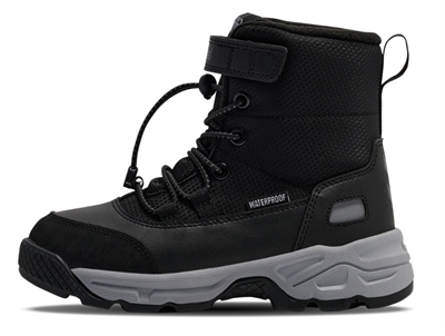 Hummel Snow Boot Tex vinterstøvler sort med snøreluknin