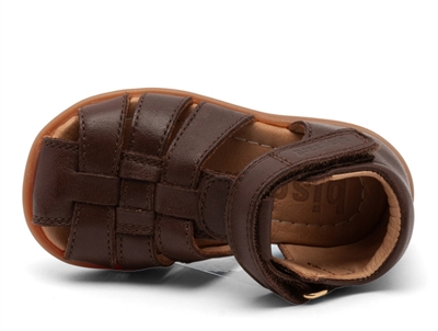 Bisgaard Carly sandal coffee med lukket tå