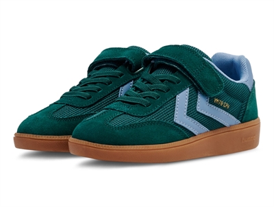 Hummel VM78 CPH JR sneaker grøn med velcro og gummisål
