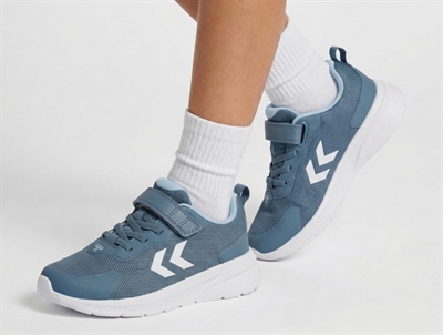 Hummel Actus TR Breather JR sneakers faded denim med velcro