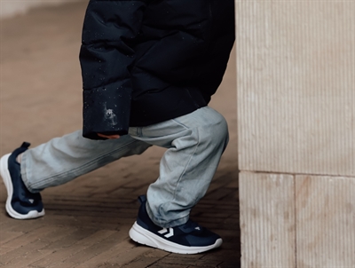 Hummel Actus TR Breather JR sneaker blå med velcro og let mesh