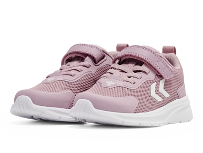 Hummel Actus TR Breather JR sneaker keepsake lilla med velcro og let mesh