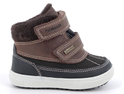 Primigi Gore-Tex vinterstøvle brun med velcro