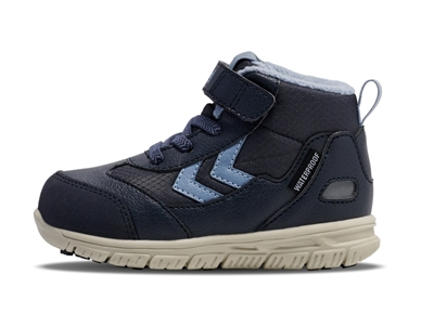 Hummel Crosslite Winter Mid Tex vinterstøvler ombre blue med velcro