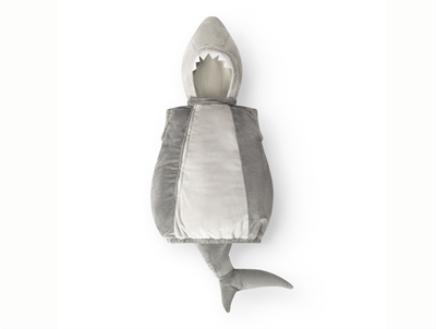 That's Mine Hank shark suit silver grey 1-3y kostume forfra